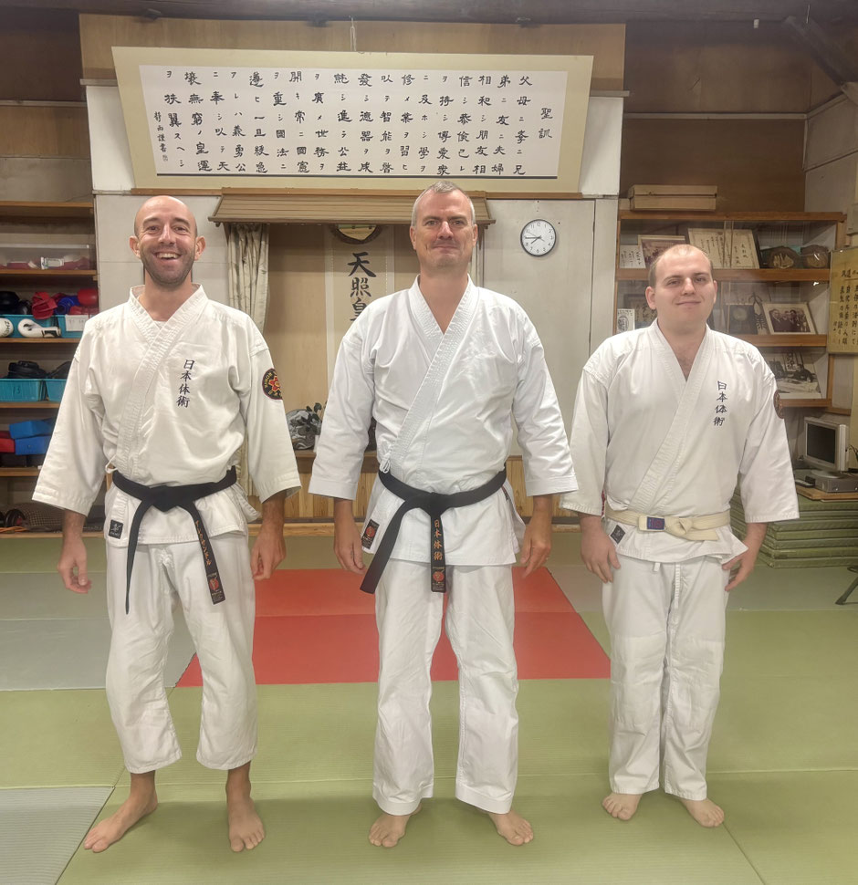 Alexandre, Lionel et Christophe à Shizuoka, 2025